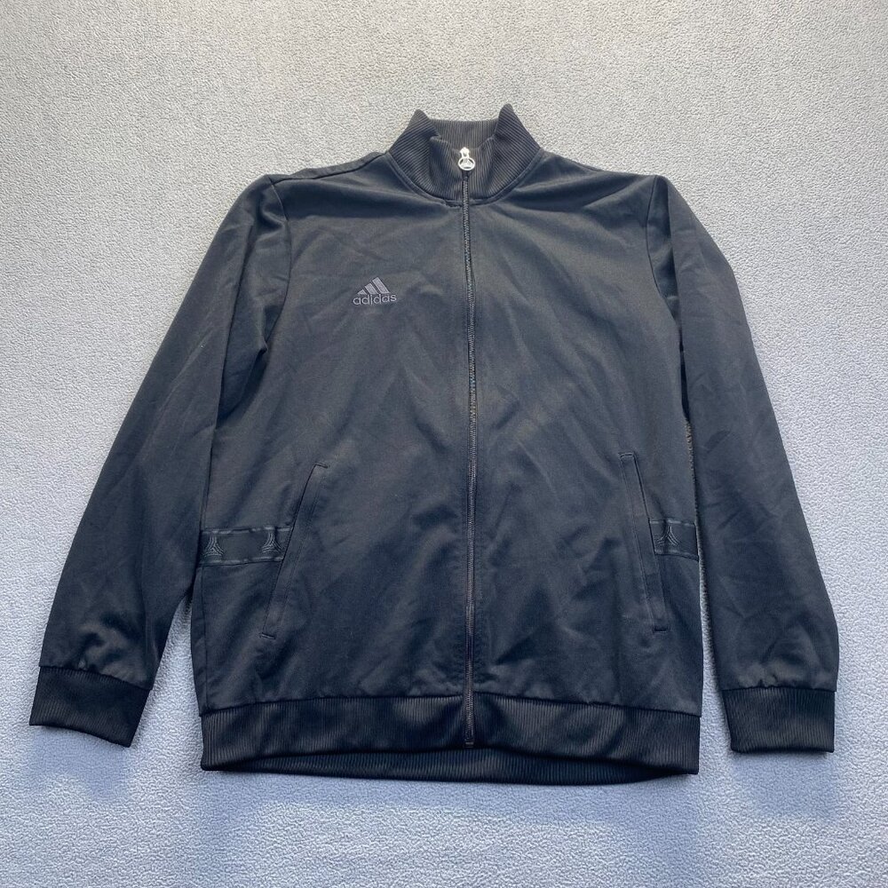 adidas Men's TANGO TAN Heavy Club Track Jacket Soccer Football Black Size XL - Picture 11 of 11